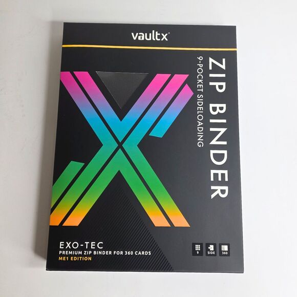 Vault X ME1 9 Pocket Binder Exo-Tec Zip Mega Evolutions 1st Edition - NEW SEALED - Picture 1 of 4